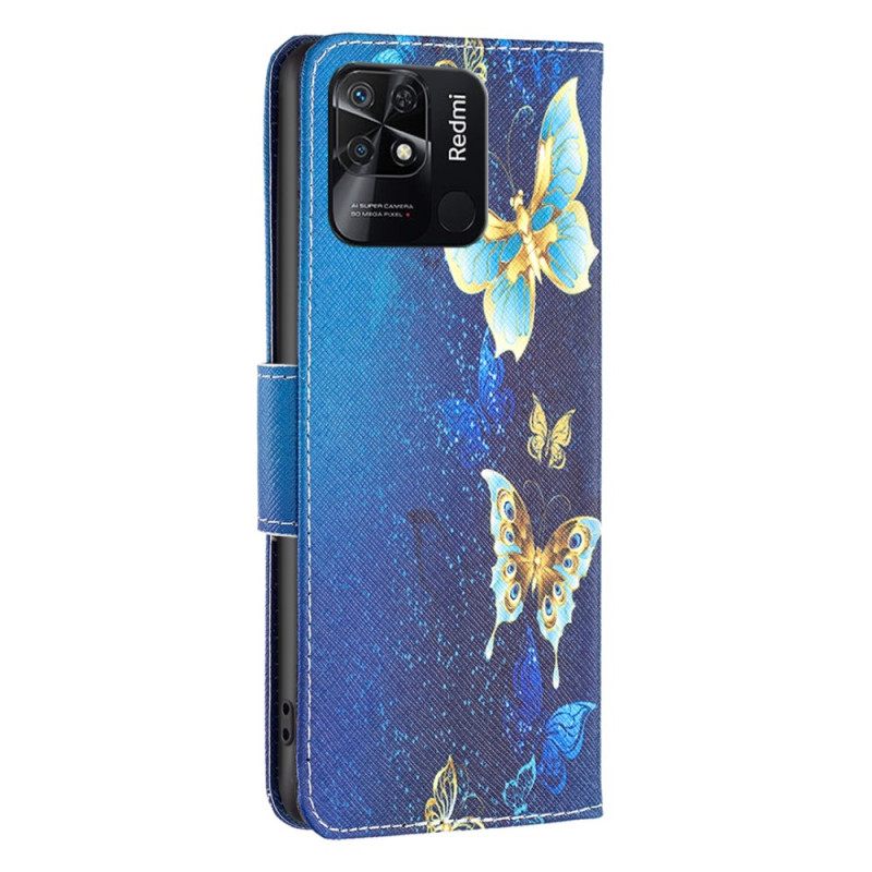 Kotelot Xiaomi Redmi 10C Perhoset