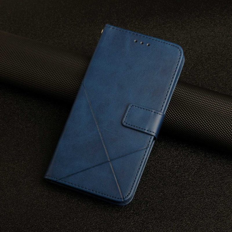 Kotelot Xiaomi Redmi 10C Style Leather Geo X Design