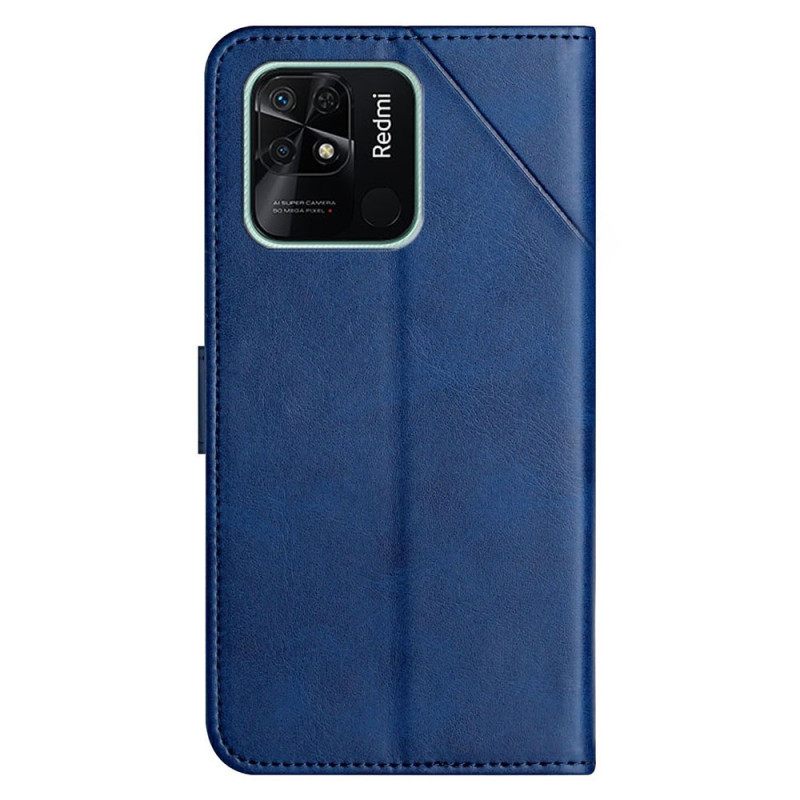Kotelot Xiaomi Redmi 10C Style Leather Geo X Design