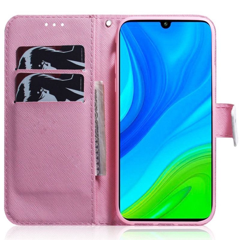 Kotelot Xiaomi Redmi 10C Suojaketju Kuori Grey Thong Cat