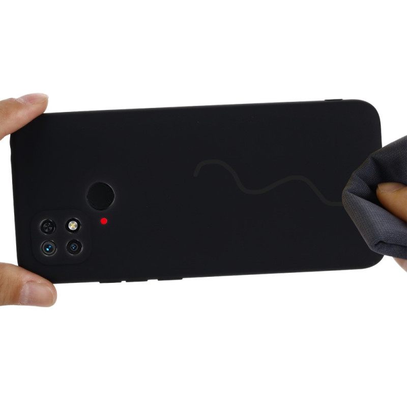 Kuori Xiaomi Redmi 10C Suojaketju Kuori Nestemäinen Silikonihihna
