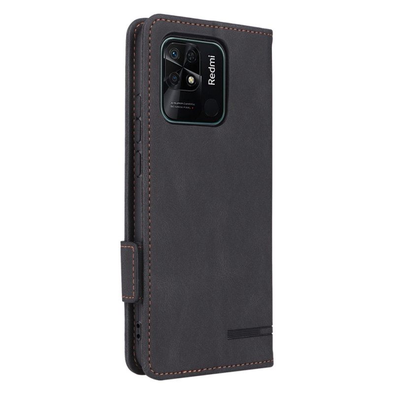 Nahkakotelo Xiaomi Redmi 10C Hienovaraista Eleganssia