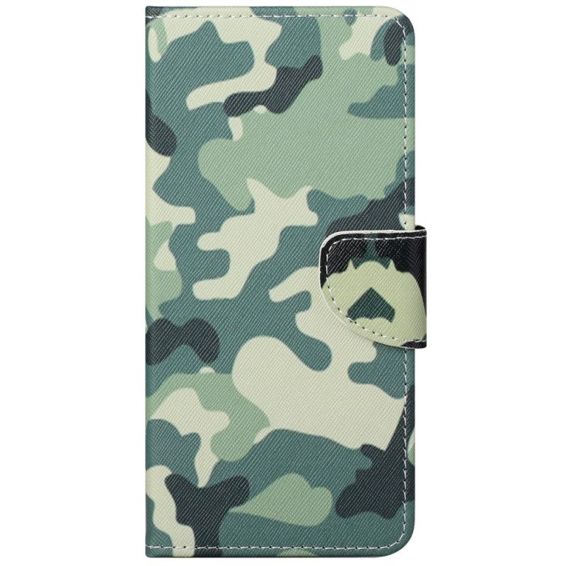 Nahkakotelo Xiaomi Redmi 10C Military Camouflage