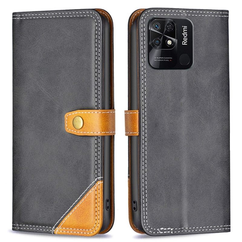 Nahkakotelo Xiaomi Redmi 10C Vintage Binfen Color