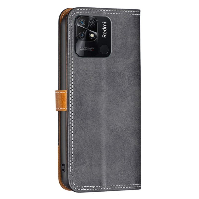 Nahkakotelo Xiaomi Redmi 10C Vintage Binfen Color