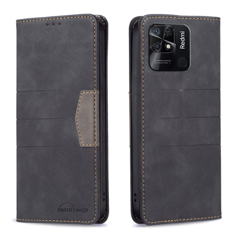 Puhelinkuoret Xiaomi Redmi 10C Kotelot Flip Binfen Color