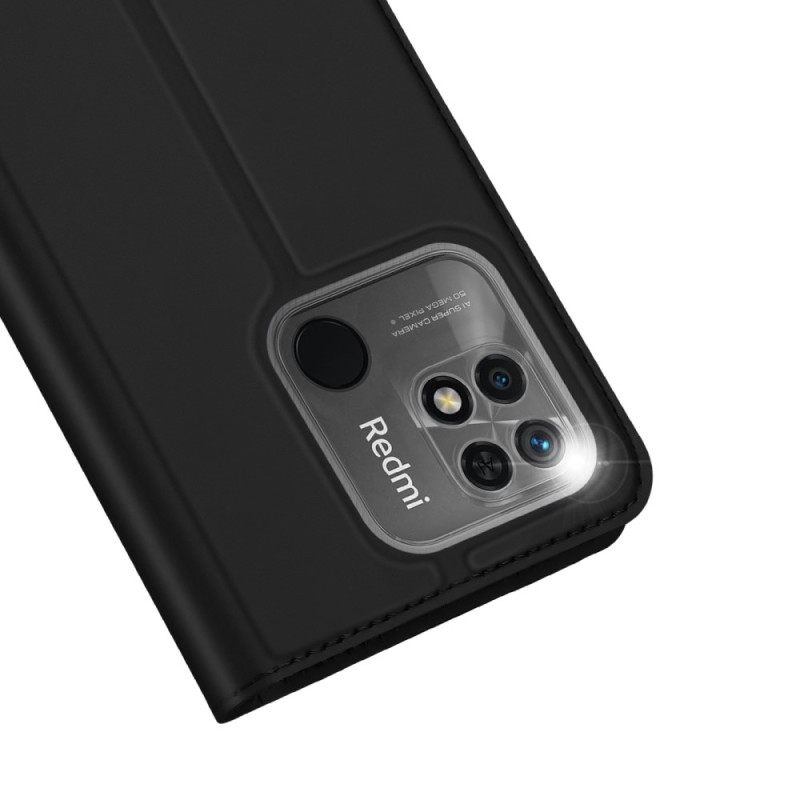 Puhelinkuoret Xiaomi Redmi 10C Kotelot Flip Skin-pro Sarja Dux Ducis
