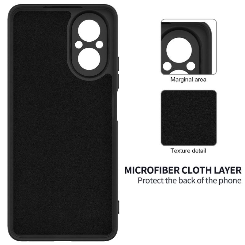 Kuori Realme C67 Nestemäistä Silikonia Hihnalla Suojakuori