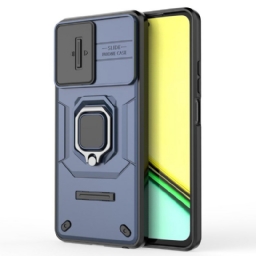 Kuori Realme C67 Sormuksen Pidike Ja Liukuva Linssinsuojus