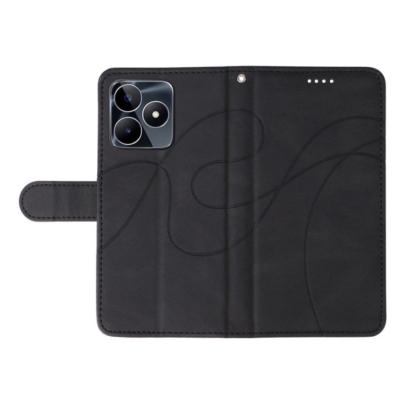 Kotelot Realme C53 Aaltoilevat Viivat Suojakuori