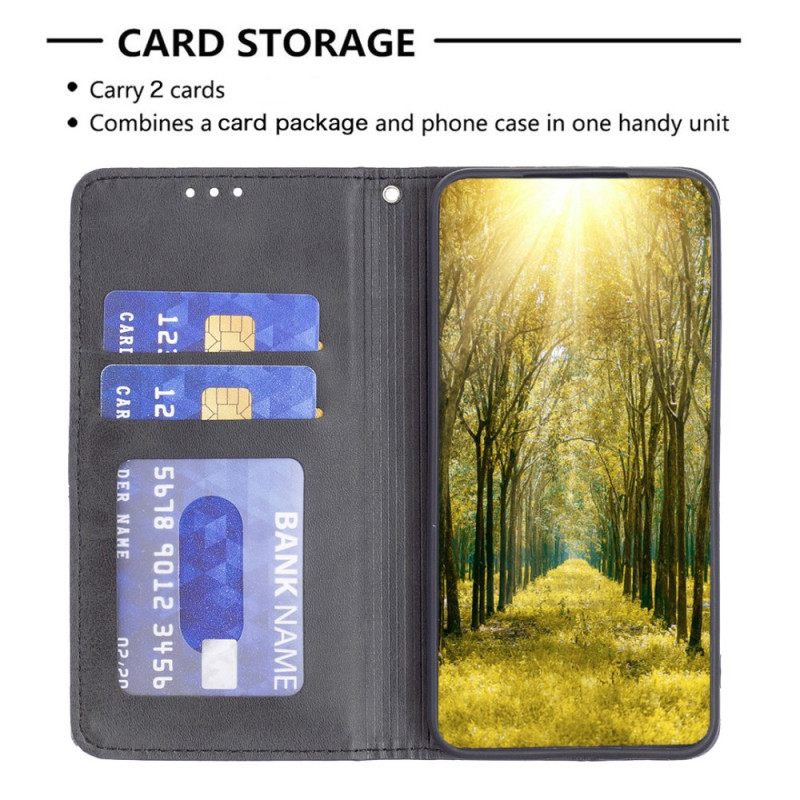 Nahkakotelo Realme C53 Geometrinen Kuvio