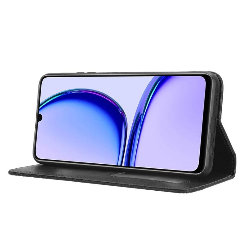 Nahkakotelo Realme C53 Puhelinkuoret Vintage-tyylinen