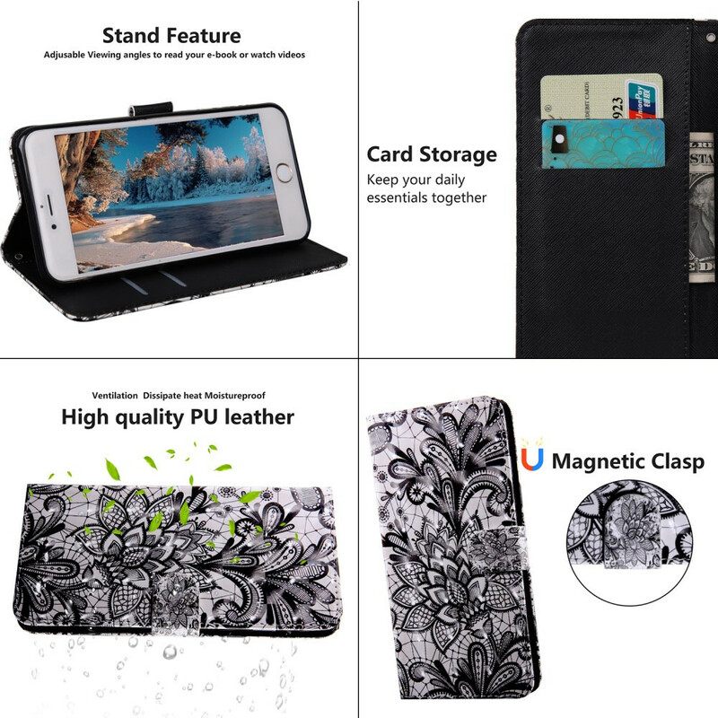 Kotelot Xiaomi Redmi 9T Täysin Pitsiä