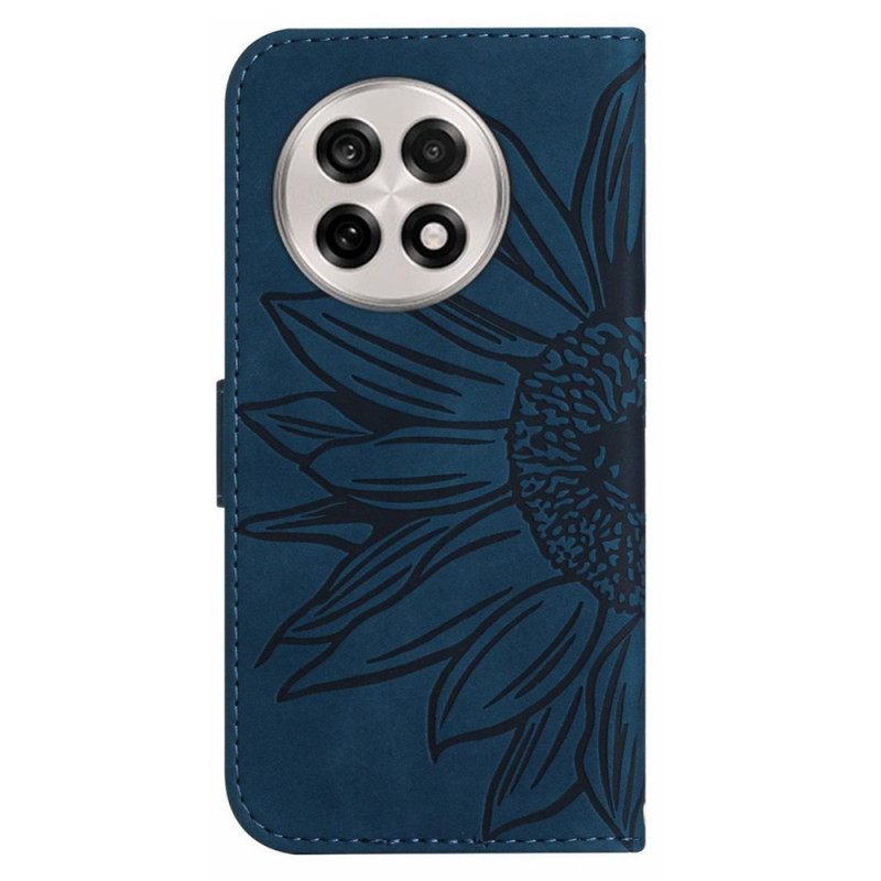 Kotelot Oneplus 13r Auringonkukkakuvioinen Olkahihna