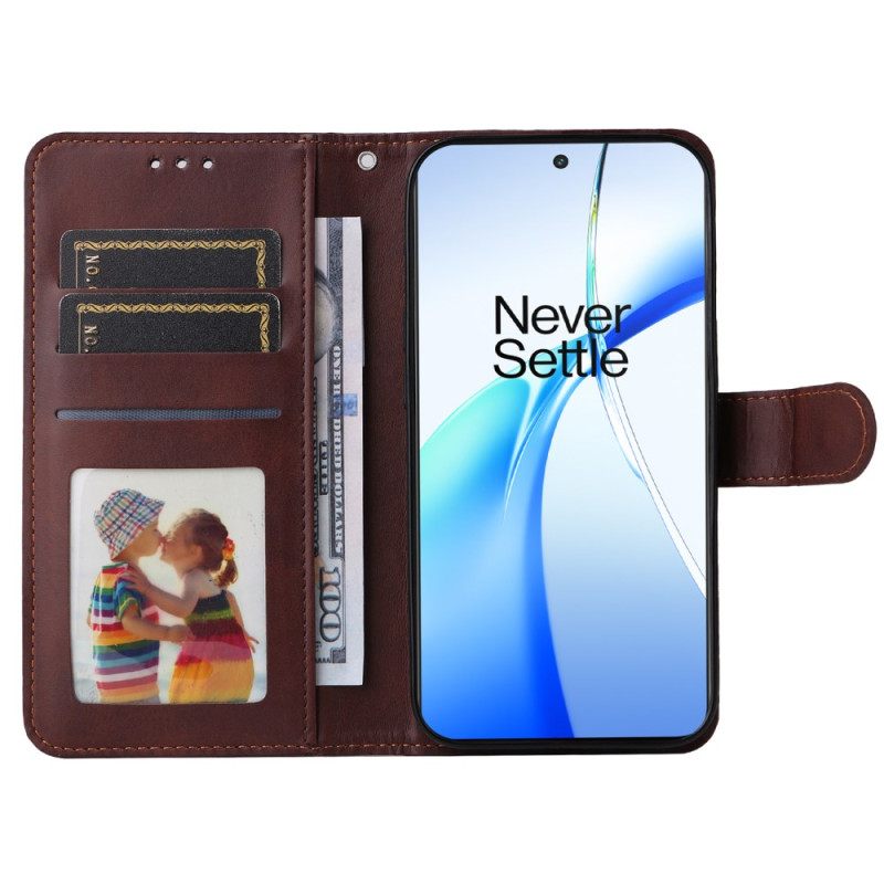 Kotelot Oneplus 13r Puhelinkuoret Yksivärinen Nahkaefektiranneke