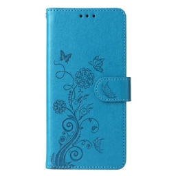 Nahkakotelo Oneplus 13r Kukat