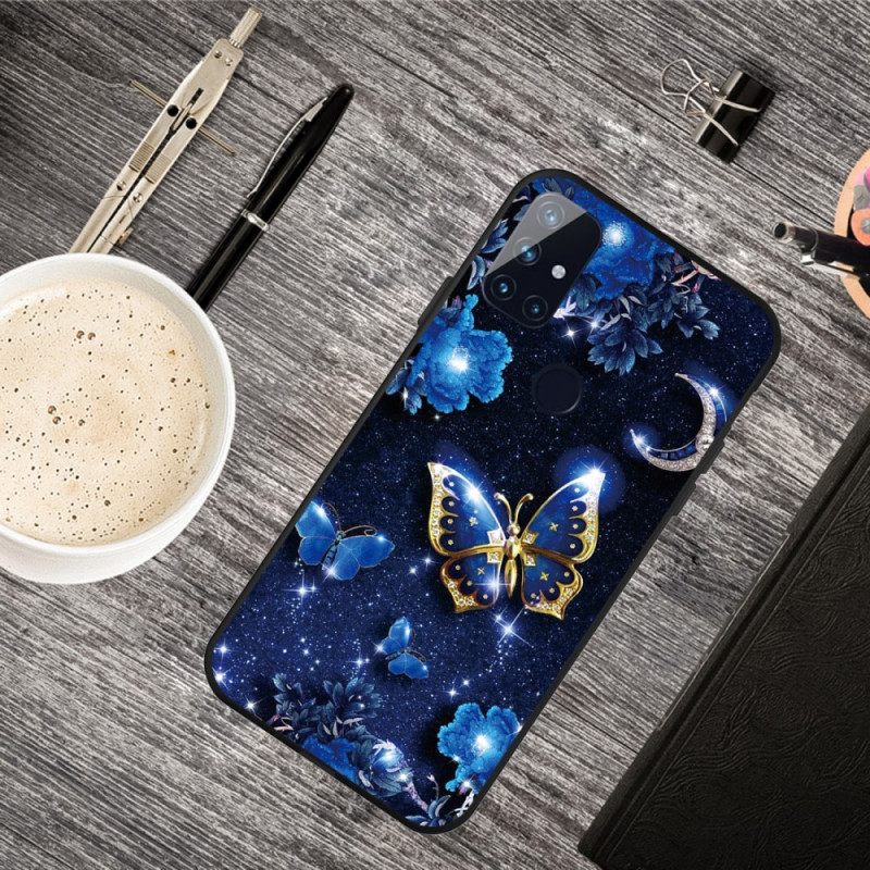 Case OnePlus Nord N10 Moth The Moon Night