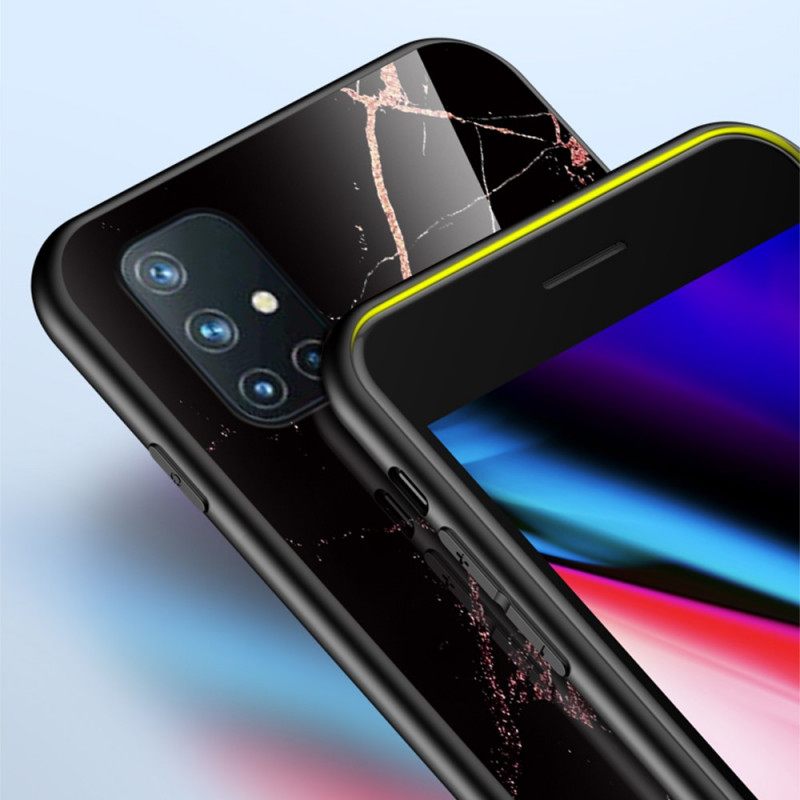 Case OnePlus Nord N10 Tempered Glass Marble Colors
