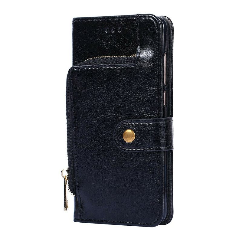 Flip Case OnePlus Nord N10 Etu- Ja Kaulanauhakukkaro