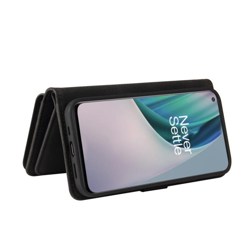 Flip Case OnePlus Nord N10 Monitoiminen 10 Kortin Pidike