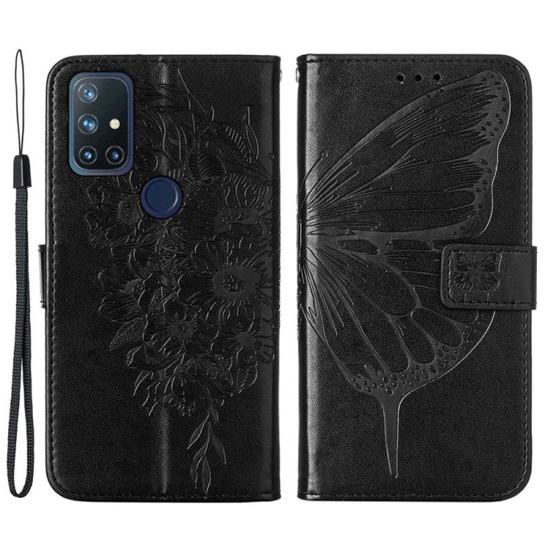Kotelot OnePlus Nord N10 Butterfly Design