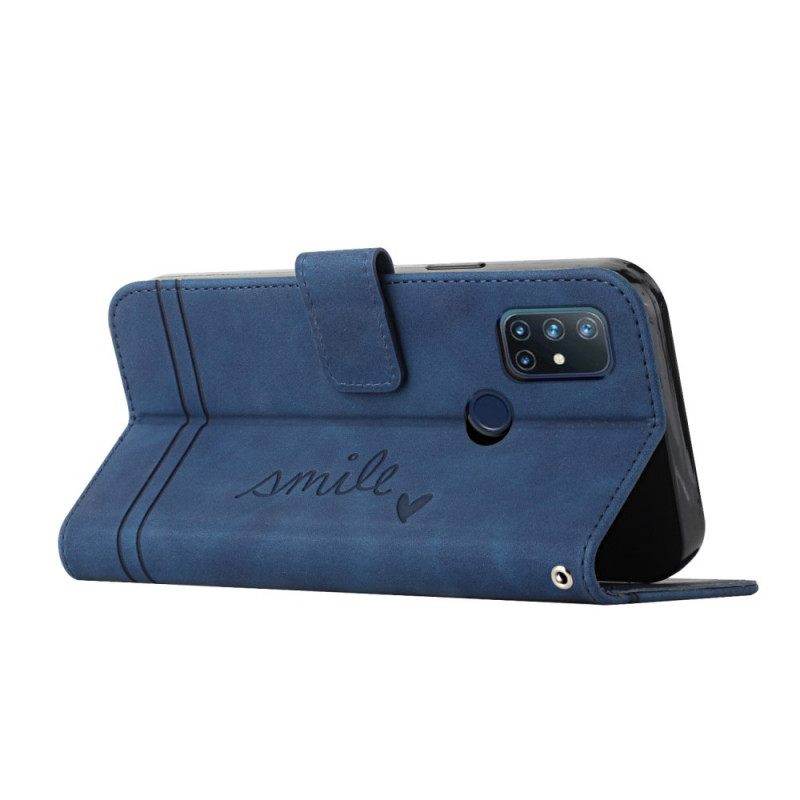 Kotelot OnePlus Nord N10 Smile Ja Lanyard
