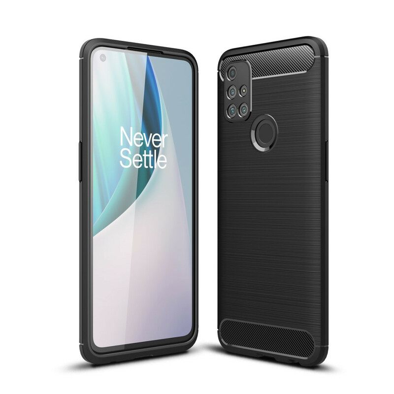 Kuori OnePlus Nord N10 Harjattu Hiilikuitu