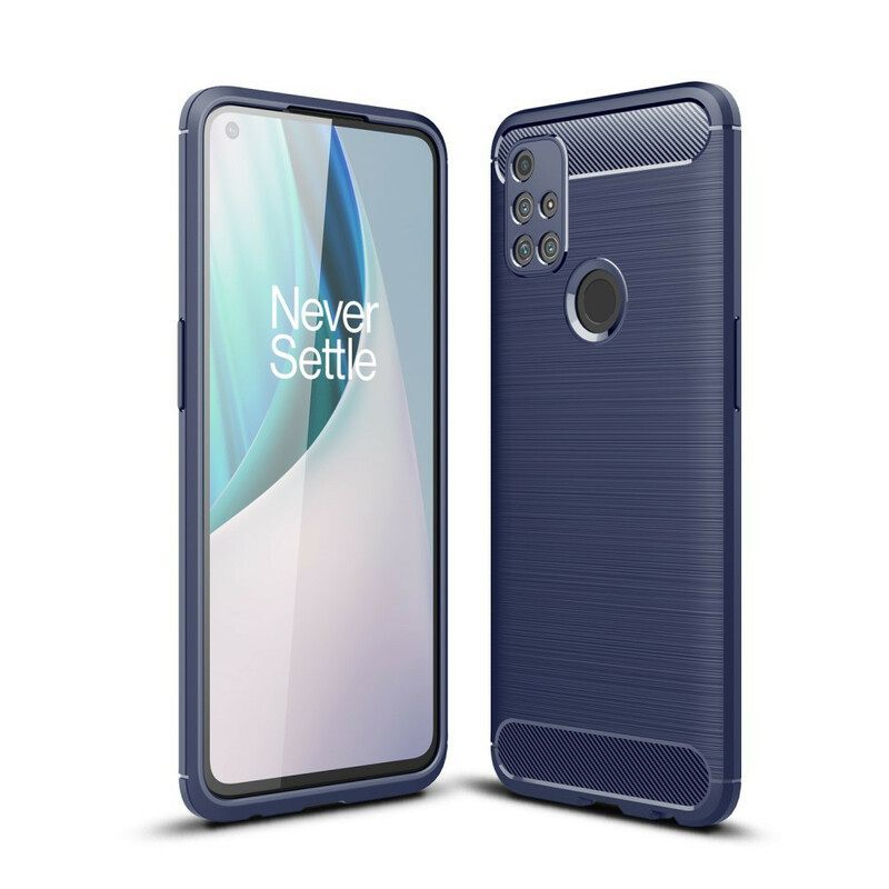Kuori OnePlus Nord N10 Harjattu Hiilikuitu