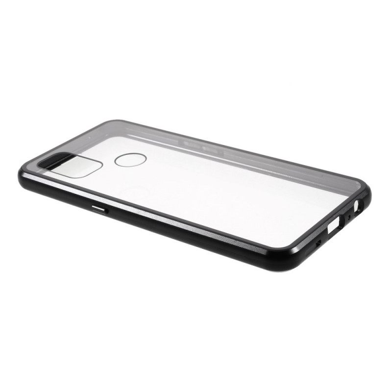 Kuori OnePlus Nord N10 Kaksipuolinen Magneettinen Karkaistu Lasi Ja Metalli