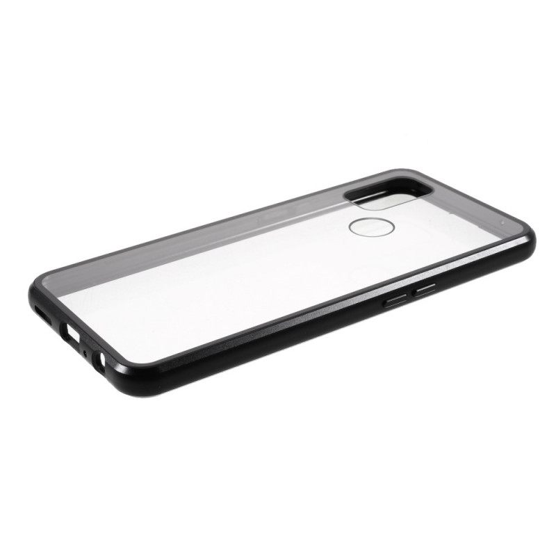 Kuori OnePlus Nord N10 Kaksipuolinen Magneettinen Karkaistu Lasi Ja Metalli