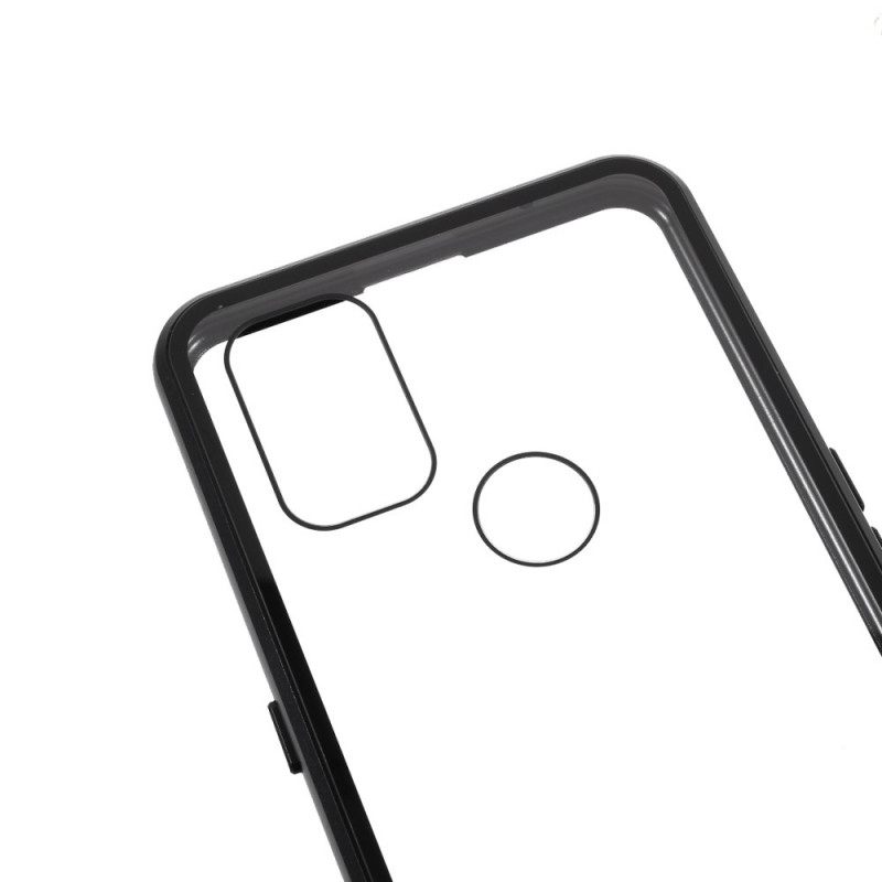 Kuori OnePlus Nord N10 Kaksipuolinen Magneettinen Karkaistu Lasi Ja Metalli