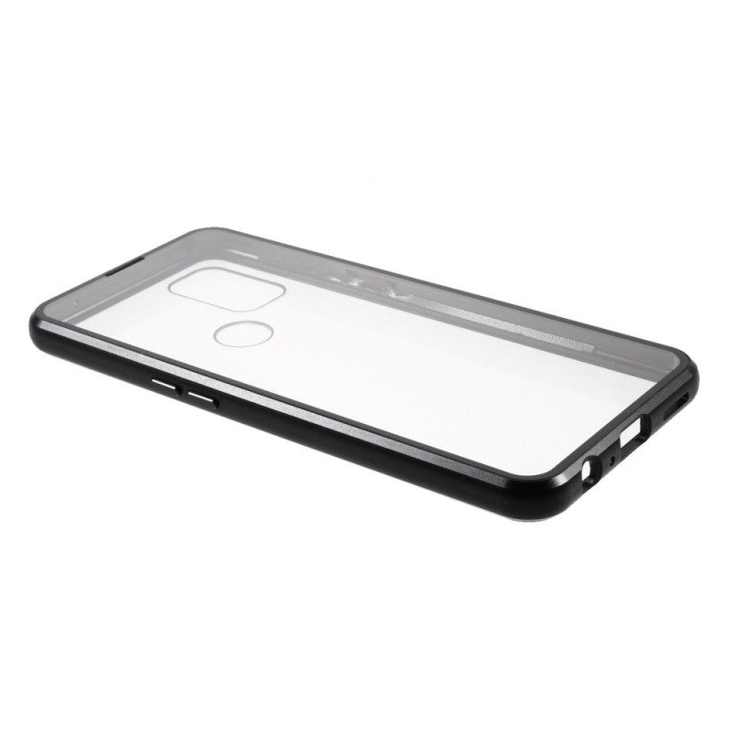 Kuori OnePlus Nord N10 Kaksipuolinen Magneettinen Karkaistu Lasi Ja Metalli