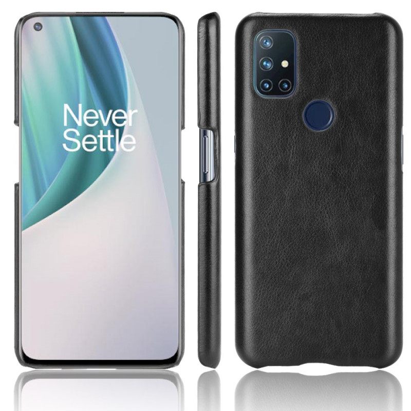 Kuori OnePlus Nord N10 Litchi Performance Leather Effect