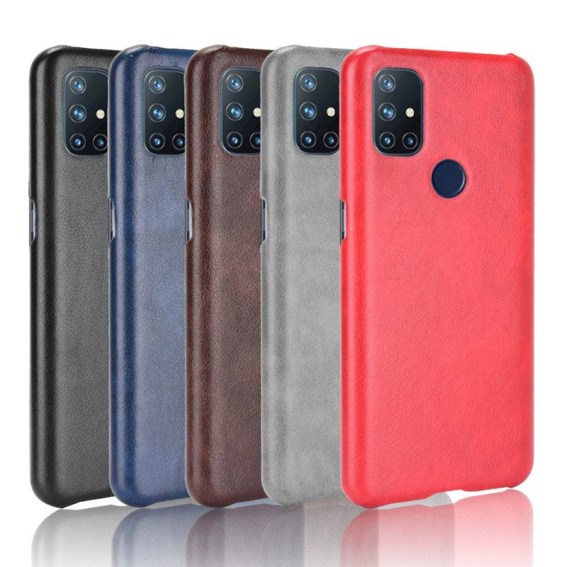 Kuori OnePlus Nord N10 Litchi Performance Leather Effect