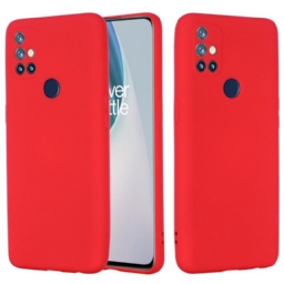 Kuori OnePlus Nord N10 Nestemäinen Silikoni Kaulanauhalla