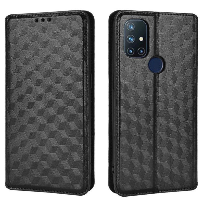 Puhelinkuoret OnePlus Nord N10 Kotelot Flip Diamond Leather Effect