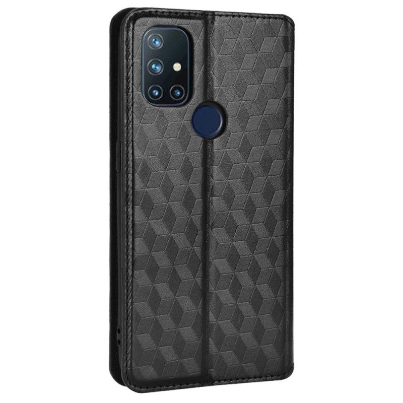Puhelinkuoret OnePlus Nord N10 Kotelot Flip Diamond Leather Effect