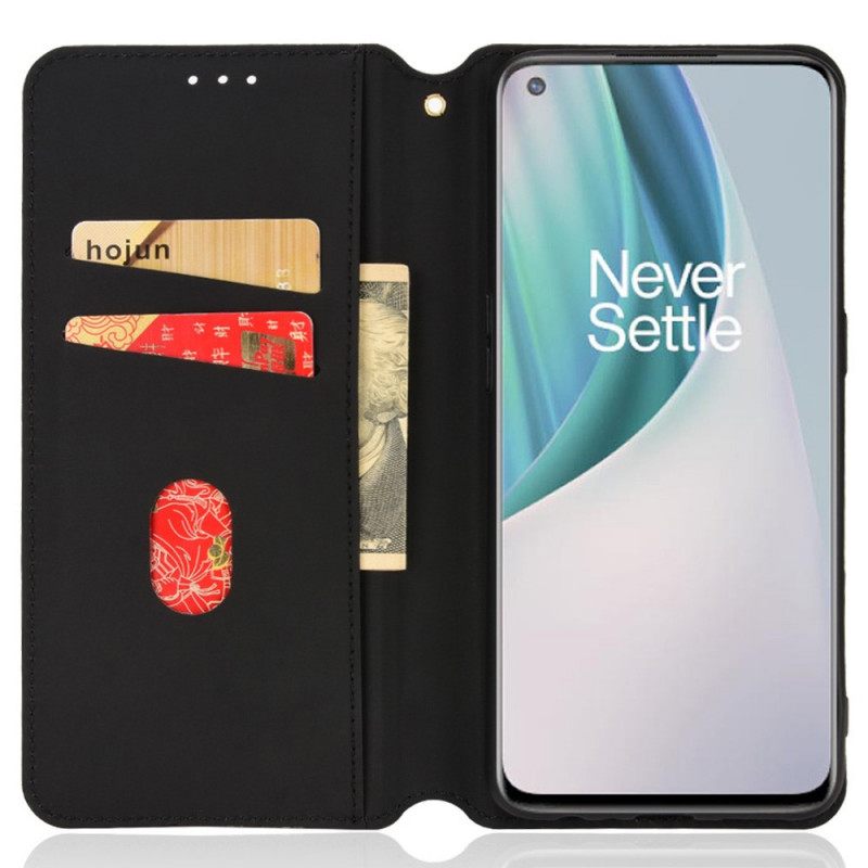 Puhelinkuoret OnePlus Nord N10 Kotelot Flip Diamond Leather Effect