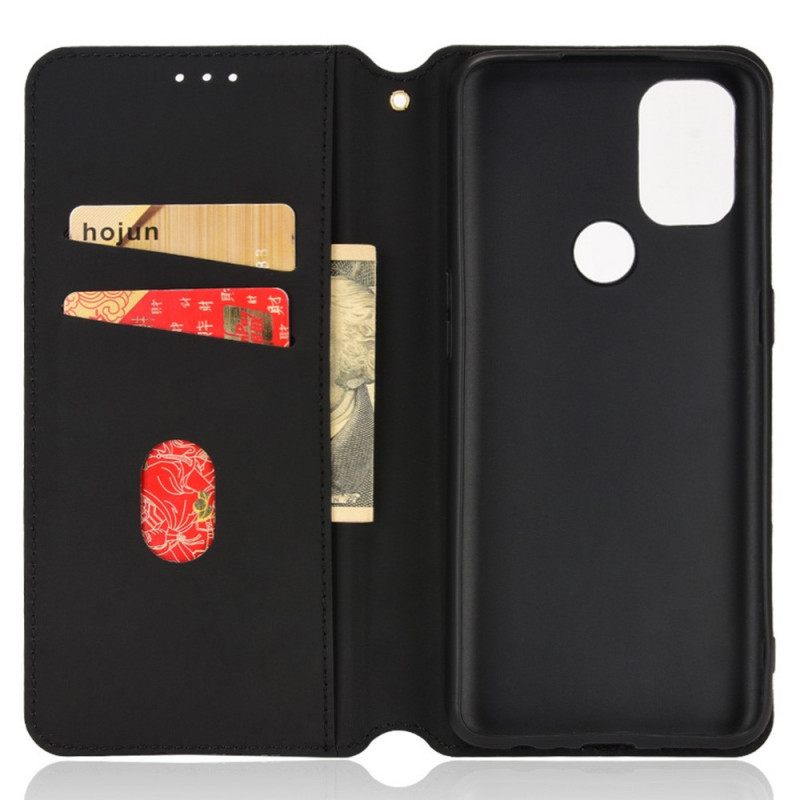 Puhelinkuoret OnePlus Nord N10 Kotelot Flip Diamond Leather Effect