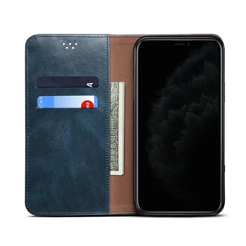 Puhelinkuoret OnePlus Nord N10 Kotelot Flip Vahattu Keinonahka