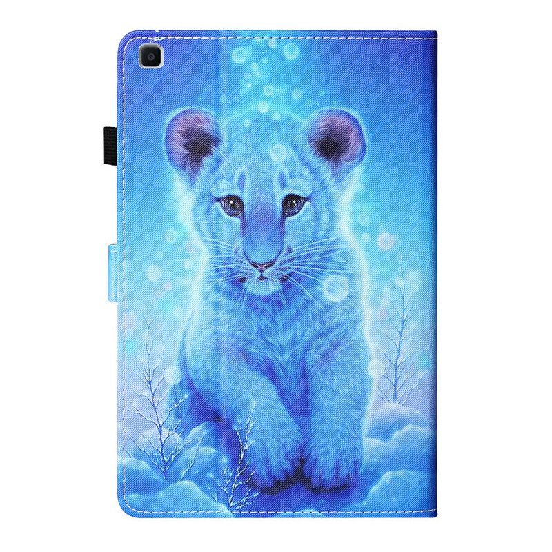 Nahkakotelo Samsung Galaxy Tab A 8" (2019) Snow Tiger