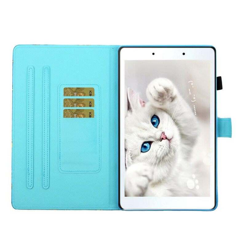 Nahkakotelo Samsung Galaxy Tab A 8" (2019) Snow Tiger