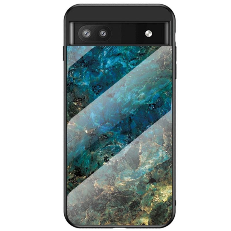 Kuori Google Pixel 6A Marble Tempered Glass