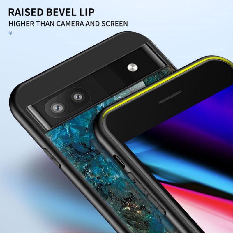 Kuori Google Pixel 6A Marble Tempered Glass