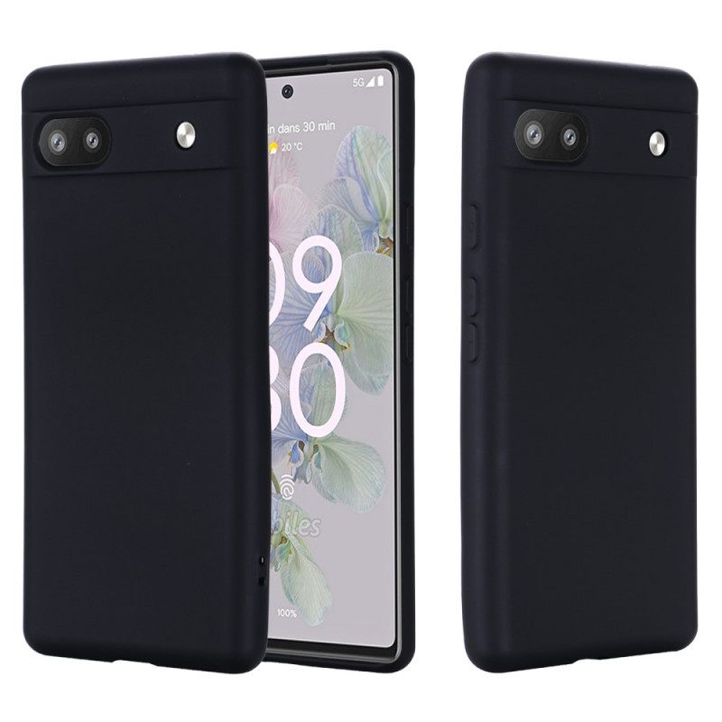 Kuori Google Pixel 6A Suojaketju Kuori Nestemäinen Silikonihihna