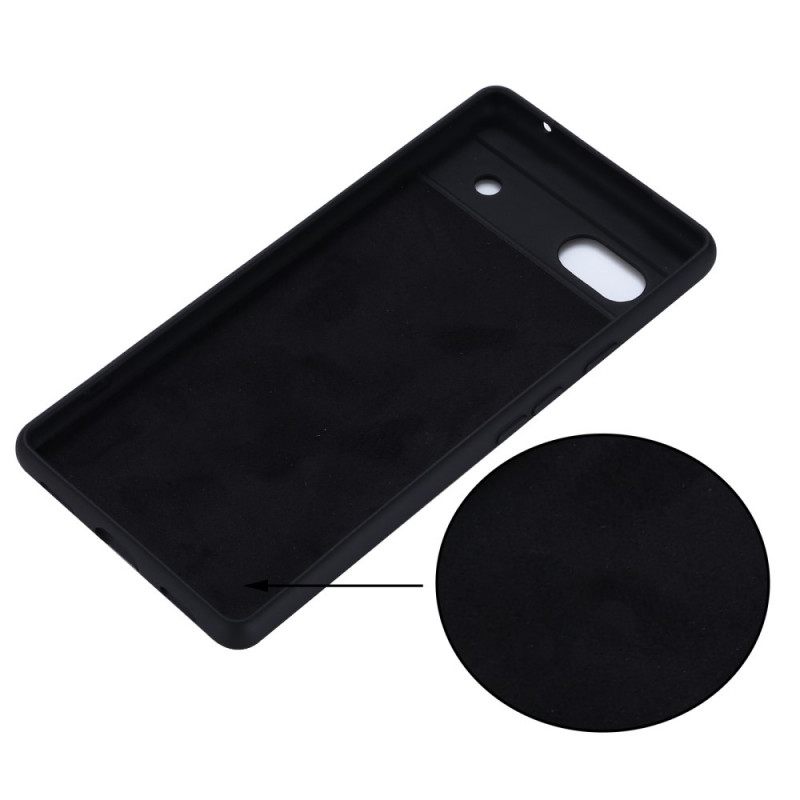 Kuori Google Pixel 6A Suojaketju Kuori Nestemäinen Silikonihihna