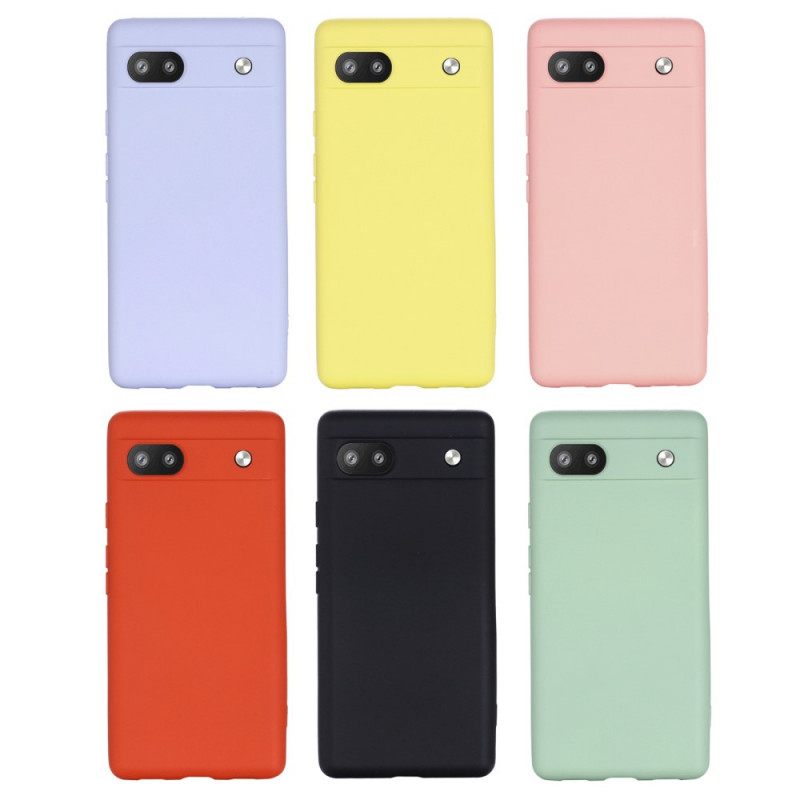 Kuori Google Pixel 6A Suojaketju Kuori Nestemäinen Silikonihihna