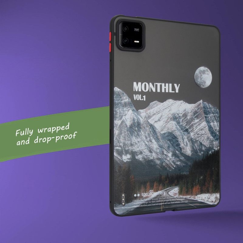 Kuori Xiaomi Pad 6 Pro Luminen Vuori Ja Valtatie