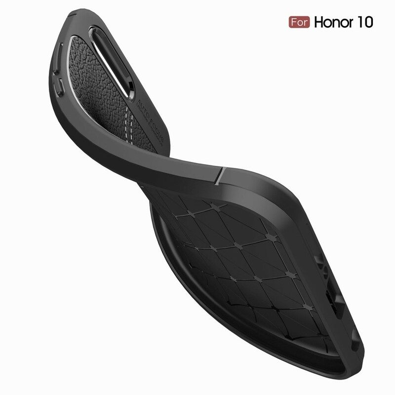 Kuori Honor 10 Nahkaefekti Litsi Kaksinkertainen Linja