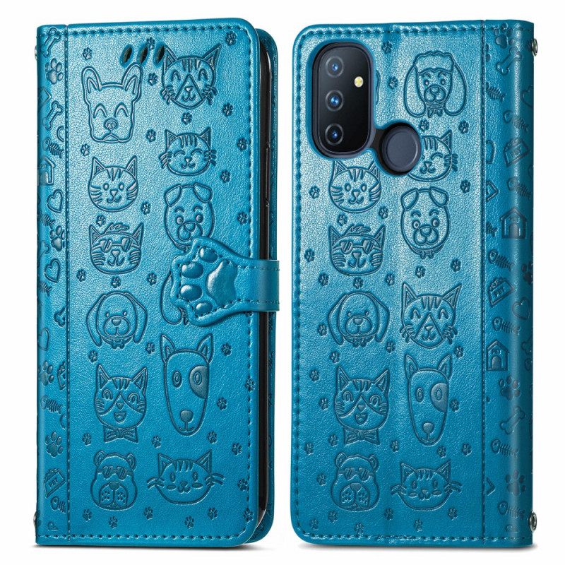 Kotelot OnePlus Nord N100 Animated Animals